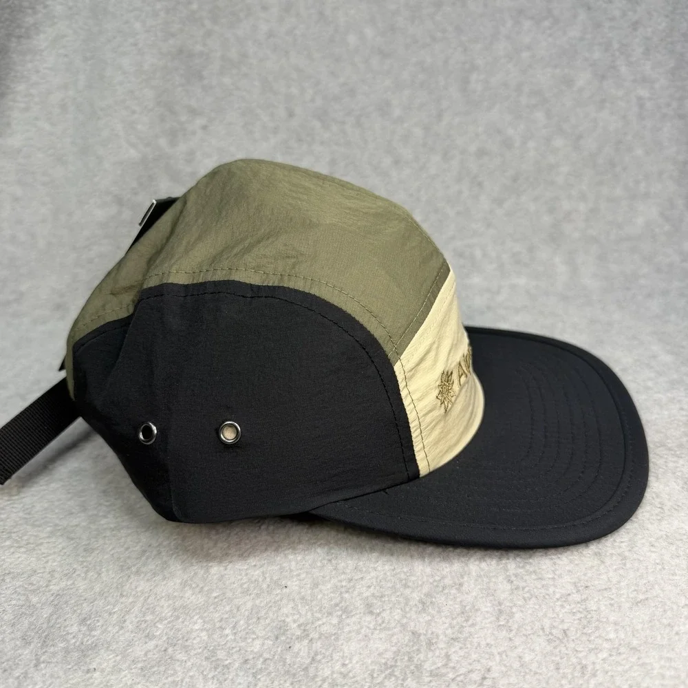 Alpine Design Hat Cap‎ Strap Back Mens One Size Black Olive Khaki 5 Panel Nylon